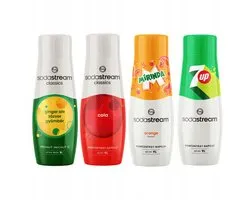 SodaStream - Limonadesiroop Collectie - Kola - Mirinda - 7Up - Gemberbier
