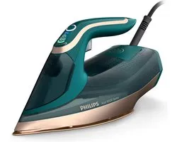 Philips Stoomstrijkijzer DST8030/70 - Zelfreinigend - Verticaal Strijken Mogelijk - Lang Snoer - Druppelstop - Blauw
