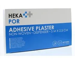 Hekapor Hechtpleister 5m x 2.50 non woven 6 Stuks