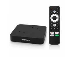 Android TV Box 4K Ultra HD – Chromecast & IPTV – Smart TV Box – Google Assistant Spraakbediening – 2.4/5GHz WiFi – 16GB Media Streamer