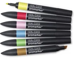 Ensemble de 6 tons moyens Winsor & Newton promarker ™