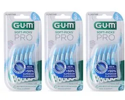 GUM Soft Picks PRO Small – 3 x 30 Stuks - Voordeelverpakking