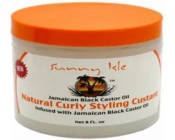 Sunny Isle Jamaican Black Castor Oil Curly Custard 237 ml