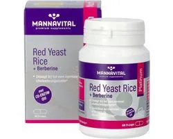 Mannavital Red Yeast Rice + Berberine - 60 capsules - cholesterol
