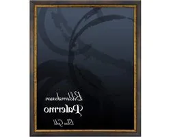 BIRAPA Wooden Picture Frame Palermo 84x119 cm - Picture Frame with Gold Decoration, Solid Wood Frame, Wooden Picture Frame Wood