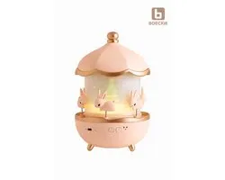 BOECK - Veilleuse - Projecteur d'étoiles - Projecteur LED- Veilleuse LED rotative - Projecteur d'étoiles et de lune avec changement de couleur RVB, alimentation USB et batterie - Éclairage d'ambiance pour chambre d'enfant et Relax - Lampe pour enfant