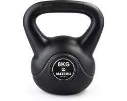 Matchu Sports - Kettlebell - Full body workout - Kettlebell 8kg - Gewichten - Zwart