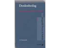 Burgerlijk Proces & Praktijk - Derdenbeslag