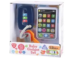 Playgo baby speelgoedset mobiel autosleutels interactief geluid.
