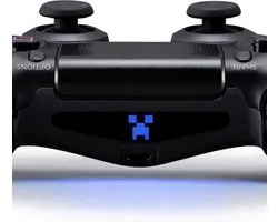 Lightbar sticker voor PlayStation 4 – PS4 controller light bar skin - MINECRAFT LOGO – lightbar sticker - stuks