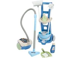 Ecoiffier Clean Home Schoonmaakkar met Stofzuiger - 10dlg.