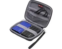 Étui de protection pour Samsung T9, T7, T7 Shield, T7 Touch, T5, T3 Portable SSD - SSD 2-en-1 - Grijs