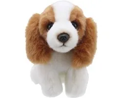 The Puppet Company handpop King Charles Spaniel knuffel hond speelgoed.