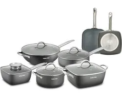 Swiss Pro+ | SP-FM12C | Ensemble de casseroles 12 pièces Koper | Aluminium | Modèle 2022 | Acheteur