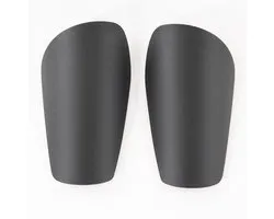 Mini Shin Pads - Voetbal - Kleine Scheenbeschermers - Zwart - 8x5cm