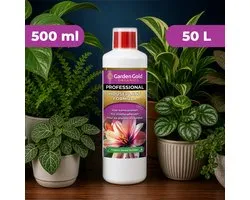 GARDEN GOLD – Engrais liquide biologique à l'extrait d'algues – Engrais végétal biologique pour plantes Plantes d'intérieur, de balcon et cactus (500 ml = 50 l)