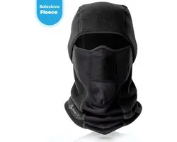 FOXLY® Masque de ski cagoule imperméable - Cagoule - Masque facial - Masque de moto - Chauffe-cou - Zwart - Taille unique