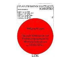 Optimale Schattenpreise Und Produktionsprogramme Fuer Oeffentliche Unternehmen