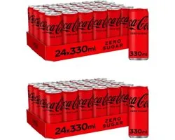 Coca Cola - Zero - sleekcan - Duo Pack - 48 x33 cl - NL