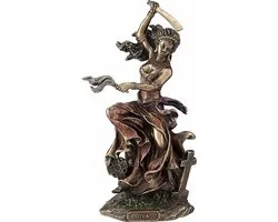 Veronese Design - Statue/Figure - Oya Déesse Africaine du Vent du Changement - Très Belle et Détaillée - Qualité Lourde - 24cm x 13cm x 8.5cm