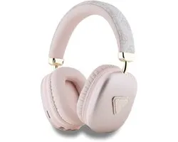 Guess PU Leather 4G Triangle Logo Headphone - Geschikt voor Bluetooth Smartphones - Roze