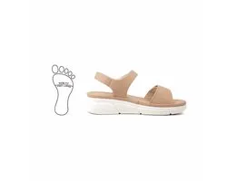 Verstelbare sandalen met brede neus H - model Mia