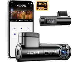 AZDome M330 dashcam voor auto - 170 graden kijkhoek - Nachtzicht - FullHD video - Wifi - Super compact - Parkeermodus - 1.0 inch TNT scherm - dashcam voor auto