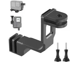 Geschikt voor Aluminum Vertical Elbow Mount Adapter Bracket for Geschikt voor GoPro Hero 8 9 10 11 12 13