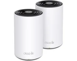 TP-Link Deco XE75 Pro - Mesh WiFi - Tri-band - Wifi 6E - 5400 Mbps - 2-pack