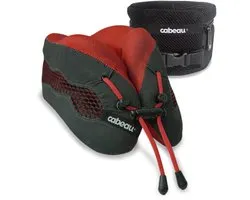 Cabeau Cool Evolution nekkussen met oordopjes, rood