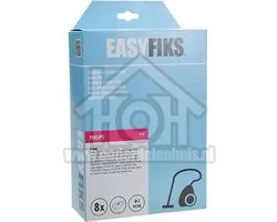 Easyfiks Sacs Aspirateur S-Bag 8 Pièces