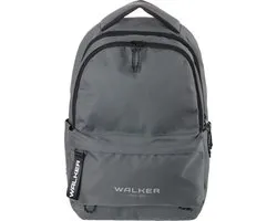 Walker vrijetijdsrugzak rugzak met laptopvak Classic Alpha Backpack 32L Asphalt Grey grijs