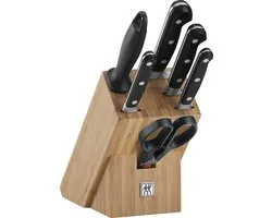 ZWILLING Professional S - Messenset - Met Blok - Roestvrijstaal - 6 Delig