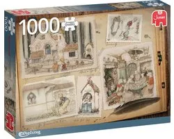 Jumbo Premium Collection Puzzel Anton Pieck Efteling - Legpuzzel - 1000 stukjes