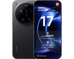 Xiaomi 17 Ultra - 16 GB RAM - 512 GB - Zwart - Leica 200MP 75-100mm telephoto - Leica 1" ultra dynamic camera - Leica UltraPure optical design