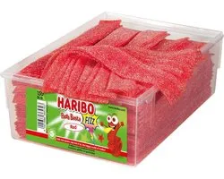 Haribo Sour Pasta Basta Fraise - 150 pièces de tapis aigres