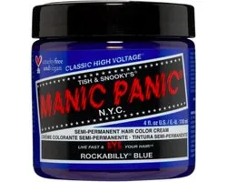 Manic Panic Semi permanente haarverf Rockabilly Blue Classic Blauw