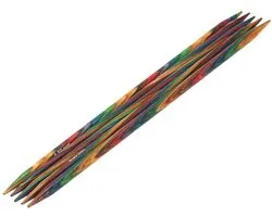 Lana Grossa Knitpro Aiguille à chaussettes en bois design 20 cm - 6,5 mm