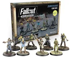 Fallout: Wasteland Warfare – Survivors Core Box - Engelstalig - Modiphius Entertainment - Ongeschilderd