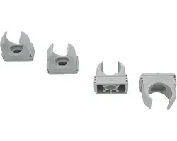 OBO Bettermann M20 Quick-klemmen 20mm - 10 stuks - Lichtgrijs - Koppelbare buisklemmen