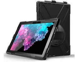 eSTUFF Microsoft Surface Pro 7+/7/6/5/4 AUSTIN Defender-hoes zonder ingebouwde schermbeschermer - Zwart