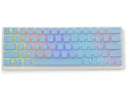 60% Mechanisch Gaming Keyboard – Pudding keycaps - RGB - Bedraad