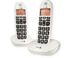 Doro PhoneEasy 100W duo DECT-telefoon, wit