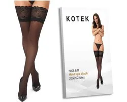 KOTEK - H008 Hold up kousen - S/M - Zwart
