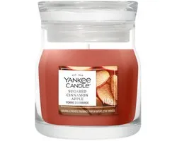 Yankee Candle - Sugared Cinnamon Apple Small Jar Geurkaars - tot 30 branduren