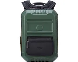 DELSEY PARIS Rugzak Rempart Expandable Hybrid Backpack 22L Army Donkergroen