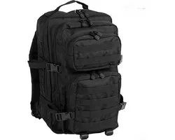 Miltec Backpack US Assault Molle Large - Rugzak - Zwart - 36 L