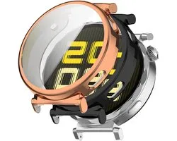 [2 Pieces] Case Compatible with Huawei watch GT6 41mm, Black Rose Gold All-round Protective Case with Screen - ShopVlot