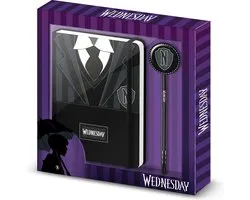 Wednesday Uniform, coffret journal et stylo, noir
