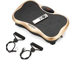Gymtek XP500 - Trilplaat Fitness - Vibratieplatform - 99 Snelheidsniveaus - 5 Trainingsprogramma's - Tot 180 kg - Bluetooth - Afstandsbediening